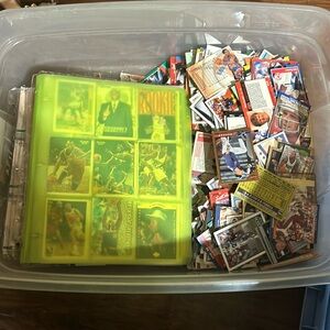 I got all types of sports cards from the 90’s and 80’s